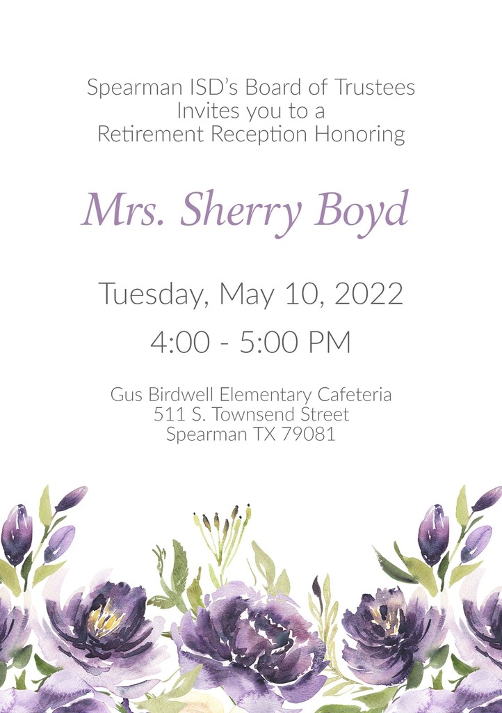 Reception Tuesday May 10th @ 4pm at elem campus Public Welcome